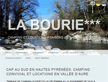 Tablet Screenshot of camping-labourie.com